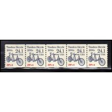 2266 24.1c Tandem Bicycle Fine MNH Dry Gum PNC 1/5 X1349