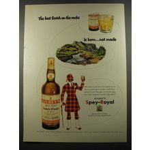 1954 Gilbey's Spey Royal Scotch Ad - The best Scotch-on-the-rocks is born