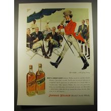1954 Johnnie Walker Scotch Advertisement