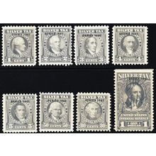 RG58/70, Mint LH (80¢ is NH $1 Used) Silver Tax Stamps CV $265 * Stuart Katz