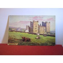 BOLTON CASTLE, YORKSHIRE unused antique postcard by Raphael Tuck Oilette =