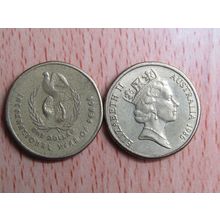 Australia 1986 $1 Dollar Peace Coin