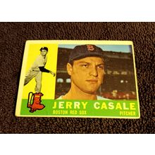 1960 Topps # 38 Jerry Casale Boston Red Sox Pitcher 2.5 Good+ Creases
