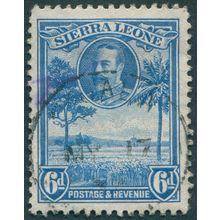 Sierra Leone 1932 6d light blue SG162 used