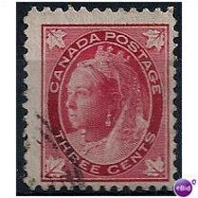 Canada 1897 SG145 3c Carmine Fine Used