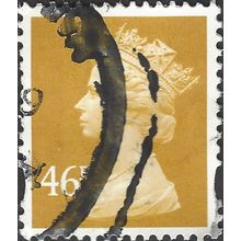 GB, Queen Elizabeth II Machin Elliptical, yellow ochre 2005, 46p, #2