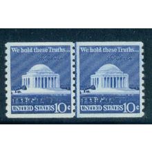 1520 10c Jefferson Memorial Almost Very Fine MNH CLP W0065
