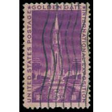 Used 852 3c Golden Gate Fine M08240