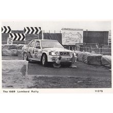 1989 Manx Lombard Rally Car Dave Holland Winner Donington Park Postcard