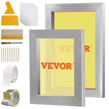 Screen Printing Kit, 2 Pieces Aluminum Silk Screen Printing Frames 8x10/10x1...