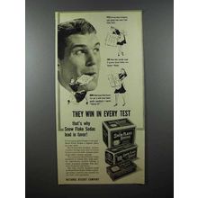 1940 Nabisco Snow Flake Sodas Cracker Ad - They Win