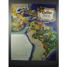 1946 Pan-American Coffee Bureau Ad - Liquid Asset