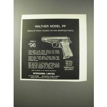 1969 Interarms Walther Model PP Pistol Ad