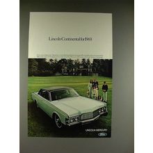 1969 Lincoln Continental Car Ad