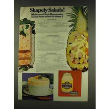 1977 Hellmann's Mayonnaise Ad - Cole Slaw Souffle