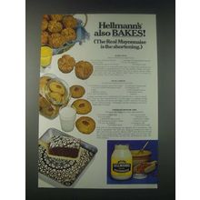 1977 Hellmann's Mayonnaise Ad - Recipes for Bubble Buns, Pecan Jumbles