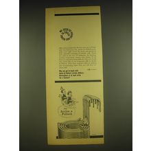 1963 TI Accles & Pollock Ad - We often go round and round in circles