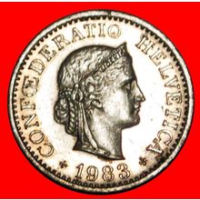 LIBERTY (1879-2022): SWITZERLAND ★ 10 RAPPEN 1983!★ LOW START★NO RESERVE!