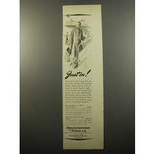 1950 Abercrombie & Fitch Ulsters Advertisement - Just in!