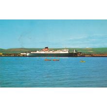 MV Aisla Princess Sealink Ship 1970s Postcard