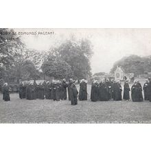 Samson Summon The Knights Bury St Edmunds Pageant Suffolk Postcard
