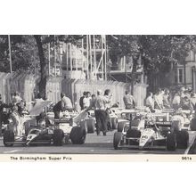 The Birmingham Super Grand Prix Sports Postcard