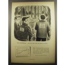1952 Cincinnati Enquirer Newspaper Ad - Cartoon by Richard Taylor - These Guys