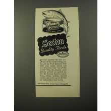 1954 Sexton White Meat Tuna Ad - Sexton Quality foods
