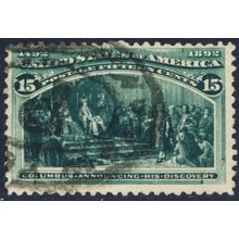 238, Used FVF 15¢ Columbian ** Stuart Katz