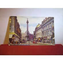 GRAINGER STREET, NEWCASTLE-UPON-TYNE used postcard by Valentine 1953 pm =