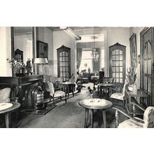 Hotel Jacobs Bruges Le Salon Real Photo Belgium Postcard