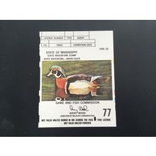 ICOLLECTZONE US Mississippi 1977 MS1 Duck Stamp VF NH