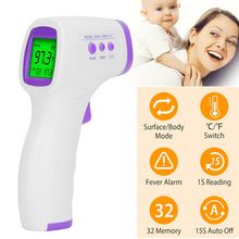 Digital Infrared Thermometer Non-contact Forehead Body Thermometer Surface Ro...
