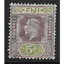 FIJI 1922-9 GV WMK MULTI SCRIPT CA 5d USED SG236