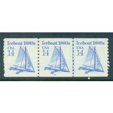 2134 14c Iceboat Very Fine MNH Dry Gum PNC 2/3 W0404