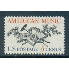 1252 5c American Music Fine MNH MA0314