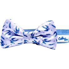 Cutie Ties Dog Bow Tie One Size Swallow & Feather