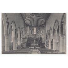 St Hedda's Church Interior Egton Bridge Postcard North Yorkshire