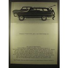 1964 General Motors Opel Kadett 2-Door Sedan & Wagon Ad