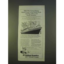 1979 Holland America S.S. Rotterdam Cruise Ad