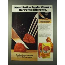 1979 Ken-L Ration Tender Chunks Dog Food Ad