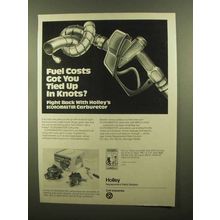 1979 Holley Economaster Carburetor Ad - Fuel Costs