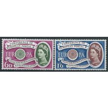 1960 Europa Set SG621-622 Mounted Mint ..