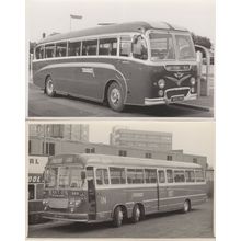 Barton Chilwell Bedford Yeates Bus 2x PB Postcard Type Photo s