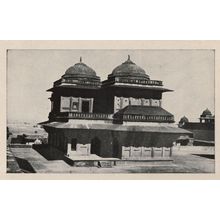 Birbl's Palace F Sikri Great Akbar India Sirbal Courtier Postcard