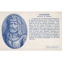 Ingebram Forestier De Flandre Antique History Postcard