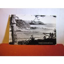 TH BEACH, MOTHERCOMBE, DEVON used postcard RP 1976 pm #