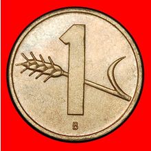 Ⰶ WHEAT SPRIG (1948-2006): SWITZERLAND★1 RAPPEN 1992B! II+B★LOW START★NO RESERVE