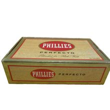 Vintage Phillies Perfecto Empty Cigar Storage Box For Your Collection