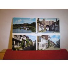 multiview, RYE, EAST SUSSEX vintage unused postcard by Judges =